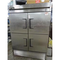 True S/S 4-Dr. Over Counter Freezer