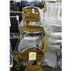 Image 1 : 14 Teak/Chrome Parlor Chairs - 14 Times the Money