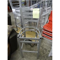 11 Grey Metal Barstool Frame (No Pads) - 11 Times the Money