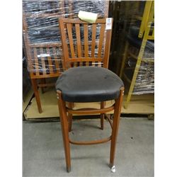 Mahogany Slatback Bar Stools - 26 Times the Money