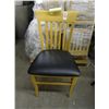 Image 1 : Blonde Black Pad Chairs - 24 Times the Money