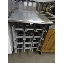 #10 Can Cart w/Worktop