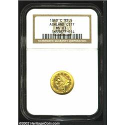 1840-C $2 1/2 MS63 NGC. Winter 1-A. At the MS63 level, we believe this piece is tied for finest know