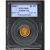 Image 1 : 1848-C $2 1/2 MS61 PCGS. Winter 9-F. Some 115-125 pieces are believed extant today of the 1848-C out