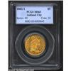 Image 1 : 1802/1 $5 MS63 PCGS. B. 2-H and I, Miller-54, R.4. The 1802/1, along with the 1800, is the most freq