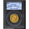 1807 $5 Bust Right MS61 PCGS. Small Date, Small Obverse Stars, Small Reverse Stars. B. 1-A, Miller-8