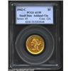 Image 1 : 1842-C $5 Small Date AU55 PCGS. Winter 4-C. Die State I (and scarce as such). The 1842-C Small Date.