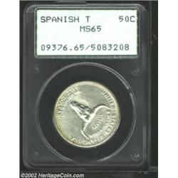 1935 50C Spanish Trail MS65 PCGS. Lustrous and nicely struck. Important notice: We expect to be auct