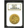 Image 1 : 1851-O $20 MS61 NGC. Like the 1850-O and 1852-O, the second-year 1851-O is a common date among New O