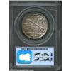 Image 2 : 1936-S 50C Bay Bridge MS66 PCGS. Original muted grey and gold hues blanket both sides of this mark-f