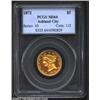 1872 $5 MS64 PCGS. This pristine Philadelphia-mint rarity was most recently offered in our September