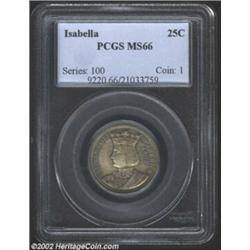 1893 25C Isabella Quarter MS66 PCGS. We have handled numerous Isabella Quarters with originality tha