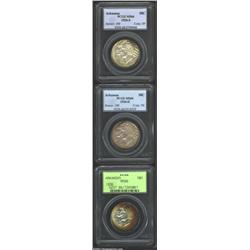 1936 SET Arkansas PDS Set MS66 PCGS. The Philadelphia Mint coin displays rich crimson-russet obverse