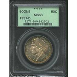 1937-D 50C Boone MS68 PCGS. This coin was previously offered as lot 6195 in our FUN Signature Sale o