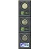 Image 2 : 1937 SET Boone PDS Set MS66 PCGS. The P-mint representative is toned in mottled olive-copper hues th
