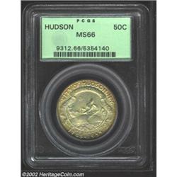 1935 50C Hudson MS66 PCGS. The low mintage Hudson Half Dollar is one of this series' most difficult.