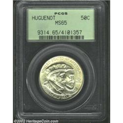 1924 50C Huguenot MS65 PCGS. Attractively lustrous on the obverse, with subdued satiny brilliance on