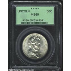 1918 50C Lincoln MS65 PCGS. A frosty white Gem worthy of any fine collection. Important notice: We e