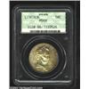 Image 1 : 1918 50C Lincoln MS66 PCGS. Original speckled toning hides all but a few small contact marks in the.