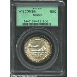 1936 50C Wisconsin MS68 PCGS. We last offered a similarly graded, PCGS-certified Wisconsin Commemora