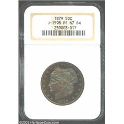 1879 50C Washlady Half Dollar, Judd-1598, Pollock-1792, R.6, PR67 Brown NGC. Same design as the 1879