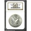 Image 1 : 1921 S$1 Morgan Dollar--Reverse Lamination--MS62 NGC. A visually impressive and important error, the