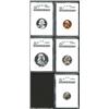 An eye appealing proof set. Included are: 1953 1CCent PR66 Red ANACS; 1953 Nickel PR65 5.5 Steps ANA