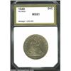 1849 50C Half Dollar MS61 PCI (MS60 Cleaned). WB-103. The 1 in the date is repunched south. Milky go