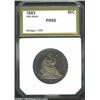 1883 50C Half Dollar PR66 PCI (PR65 Questionable Toning). A needle-sharp and beautifully preserved G
