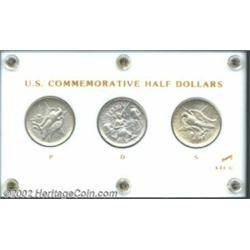 1938 SET Texas PDS Set MS60-MS63 Uncertified. Housed in a white Capital Plastics holder, all coins a