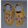 Image 1 : PLAINS INDIAN CHILDS MOCCASINS