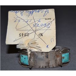 NAVAJO SILVER WATCH BAND