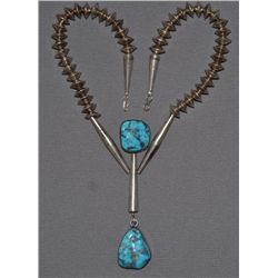 NAVAJO SILVER NECKLACE