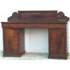 Image 1 : Early C19th William IV mahogany twin pedestal sideboard with associated...