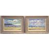 Image 1 : John Ambrose, b. 1931 - CORNISH BEACH SCENES - a pair, oils on board, each 8.25...