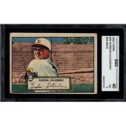 1952 Topps #46 Gordon Goldsberry Red Back SGC 3 (40