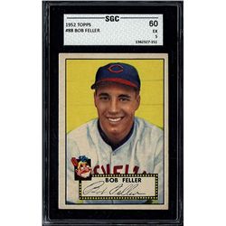 1952 Topps #88 Bob Feller SGC 5 (60 Excellent)