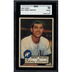 1952 Topps #112 Henry Majeski SGC 4 (50 Very