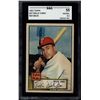 Image 1 : 1952 Topps #47 Willie Jones Red Back SGC 4.5 (55 Very