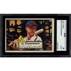 1952 Topps #91 Al Scoendienst SGC A