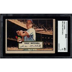 1952 Topps #92 Dale Mitchell SGC 3 (40 Very Good)