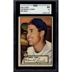 1952 Topps #18 Merrill Combs Red Rock SGC 5 (60
