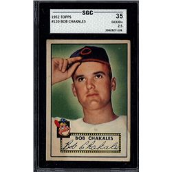 1952 Topps #120 Bob Chakales SGC 2.5 (35 Good+)