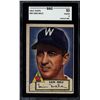 Image 1 : 1952 Topps #94 Sam Mele SGC 4 (50 (Very Good/Excellent)