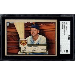 1952 Topps #28 Jerry Priddy Red Back SGC 3 (40 Very