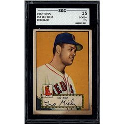 1952 Topps #54 Leo Kiely Red Back SGC 2.5 (35 Good+)