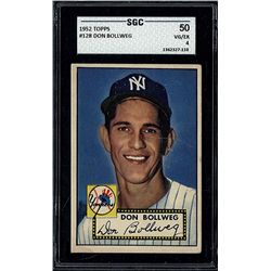 1952 Topps #128 Don Bollweg SGC 4 (50 VEry