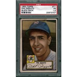 1952 Topps Phil Rizzuto PSA 1.5 Black Back