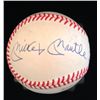 Image 2 : Ted Williams and Mickey Mantle Signed Baseball