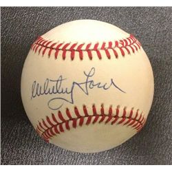 Whitey Ford Signed Baseball JSA
